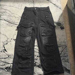 Men's Black Cargo Pants